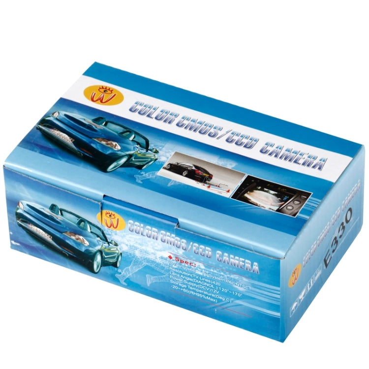 กล้องมองหลังรถยนต์กันน้ำ E330 สำหรับที่จอดรถสำรองด้านความปลอดภัย มุมมองที่กว้าง: 170 องศา, E330