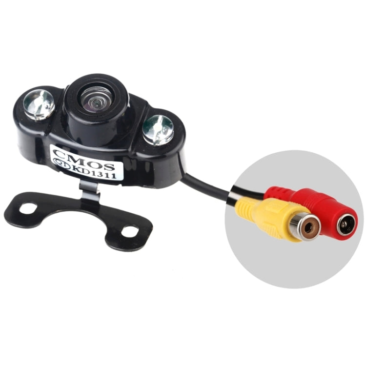 E400 กันน้ำ 2 LED สี CMOS/CCD Auto Car กล้องมองหลังสำหรับที่จอดรถสำรองความปลอดภัย, E400