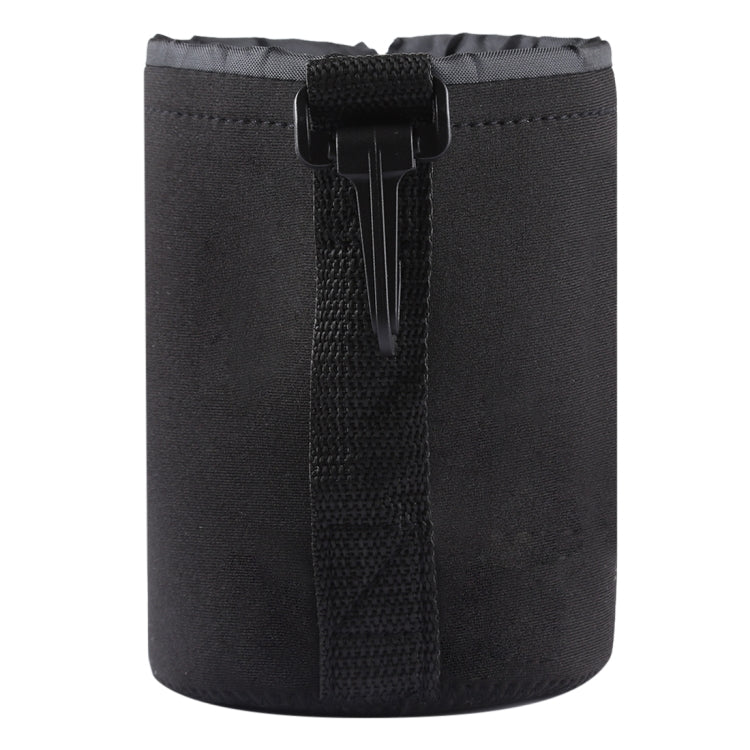 กระเป๋าใส่เลนส์กล้อง Neoprene SLR พร้อมคาราบิเนอร์ ขนาด: 10x14ซม, Size: 10x14cm
