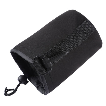 กระเป๋าใส่เลนส์กล้อง Neoprene SLR พร้อมคาราบิเนอร์ ขนาด: 10x14ซม, Size: 10x14cm