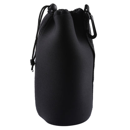 กระเป๋าใส่เลนส์กล้อง Neoprene SLR พร้อมคาราบิเนอร์ ขนาด: 10x22ซม, Size: 10x22cm