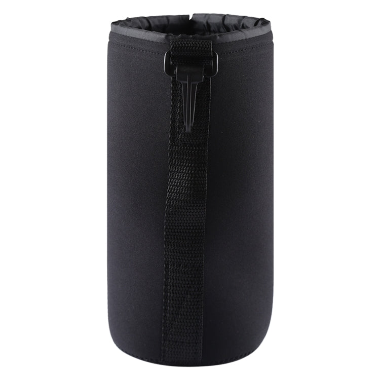 กระเป๋าใส่เลนส์กล้อง Neoprene SLR พร้อมคาราบิเนอร์ ขนาด: 10x22ซม, Size: 10x22cm