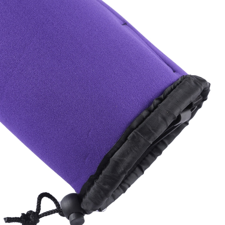 กระเป๋าใส่เลนส์กล้อง Neoprene SLR พร้อมคาราบิเนอร์ ขนาด: 10x22ซม, Size: 10x22cm