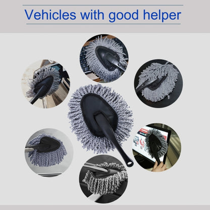 KANEED SL-915 Car Dash Duster น้ำยาทำความสะอาดพื้นผิวไมโครไฟเบอร์ภายในและภายนอกที่ล้างทำความสะอาดได้ Wax Treated Professional Detailing Tool ขนาด: 34 x 19 ซม., Surface Cleaner, Surface Cleaner Blue
