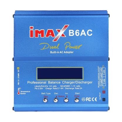 iMAX B6AC 2.6 นิ้ว LCD RC Lipo เครื่องชาร์จแบตเตอรี่สมดุล (ปลั๊ก 100-240V / EU), B6AC