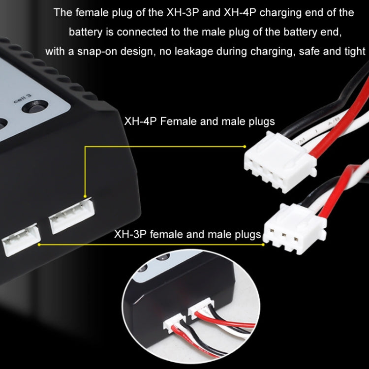 เครื่องชาร์จบาลานซ์ขนาดกะทัดรัด ImaxRC B3 LiPo, EU Plug