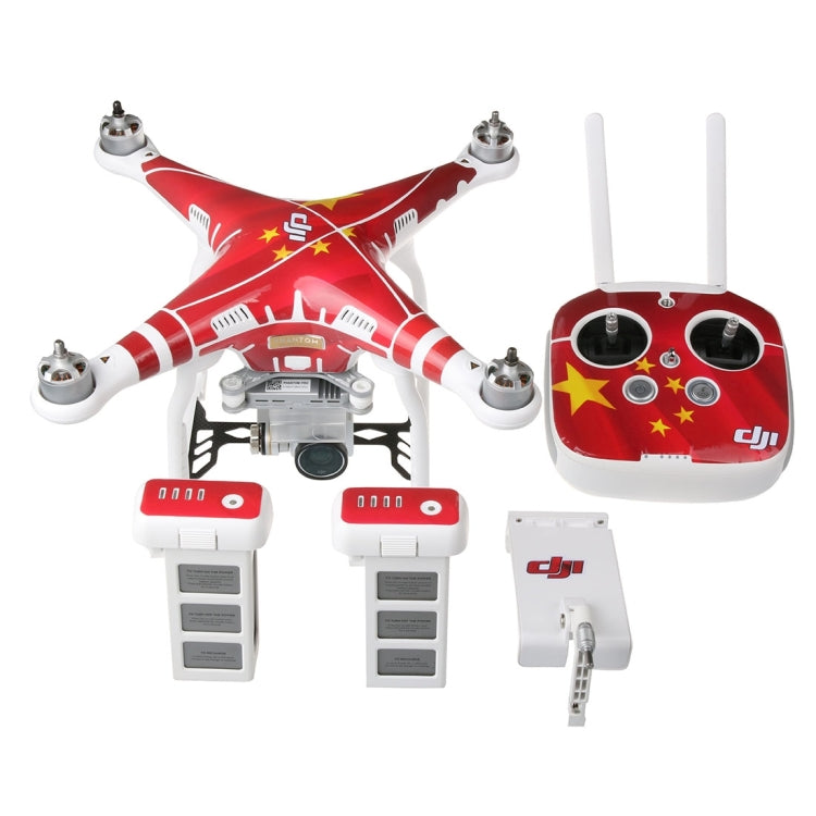 สติ๊กเกอร์กันน้ำ PVC คาร์บอนไฟเบอร์เลียนแบบ 4D ชุด สำหรับ DJI Phantom 3 โดรน และรีโมทคอนโทรลและแบตเตอรี่