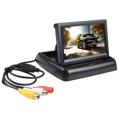 จอภาพติดรถยนต์แบบพับได้สี TFT-LCD ขนาด 4.3 นิ้ว ประเภท: PAL/NTSC, 4.3 inch, Type: PAL/NTSC