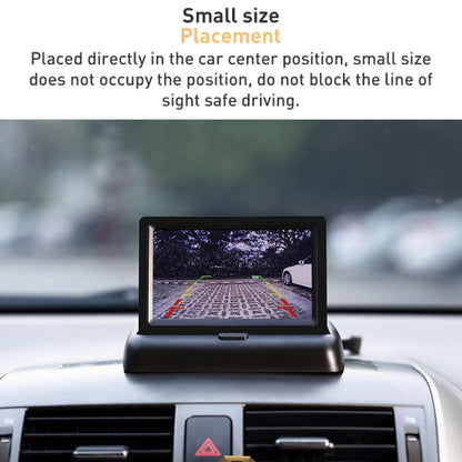 จอภาพติดรถยนต์แบบพับได้สี TFT-LCD ขนาด 4.3 นิ้ว ประเภท: PAL/NTSC, 4.3 inch, Type: PAL/NTSC