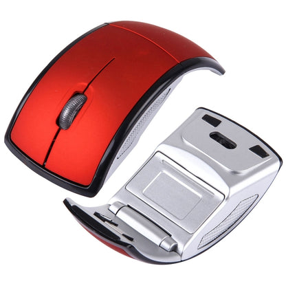 ไร้สาย 2.4GHz 800-1200-1600dpi Snap-in Transceiver พับเมาส์ออปติคัลไร้สาย / เมาส์, 2.4GHZ (Black), 2.4GHZ (Red)