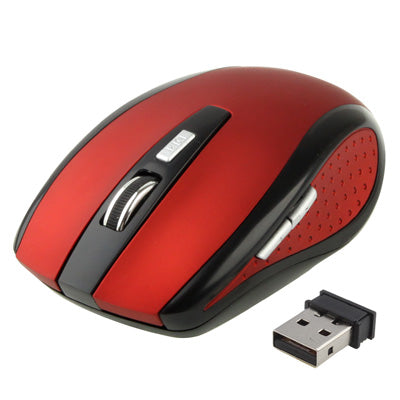 2.4 GHz 800 ~ 1600 DPI เมาส์ออปติคัลไร้สาย 6D พร้อมตัวรับสัญญาณ USB ขนาดเล็ก Plug and Play ระยะการทำงานสูงสุด 10 เมตร