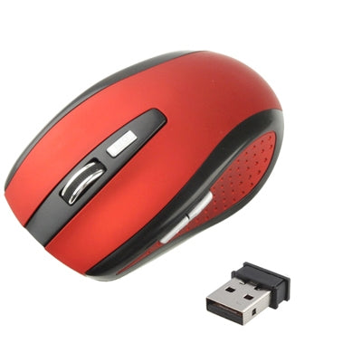 2.4 GHz 800 ~ 1600 DPI เมาส์ออปติคัลไร้สาย 6D พร้อมตัวรับสัญญาณ USB ขนาดเล็ก Plug and Play ระยะการทำงานสูงสุด 10 เมตร