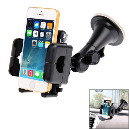 สำหรับ iPhone, Galaxy, Sony, Lenovo, HTC, Huawei และสมาร์ทโฟนอื่นๆ ที่มีความกว้าง: 5.1 ซม. - 10.5 ซม., Suction Cup Car Holder