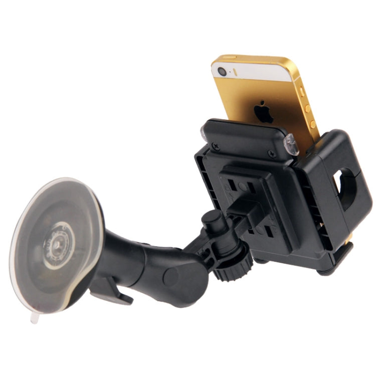 สำหรับ iPhone, Galaxy, Sony, Lenovo, HTC, Huawei และสมาร์ทโฟนอื่นๆ ที่มีความกว้าง: 5.1 ซม. - 10.5 ซม., Suction Cup Car Holder