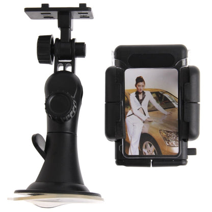 สำหรับ iPhone, Galaxy, Sony, Lenovo, HTC, Huawei และสมาร์ทโฟนอื่นๆ ที่มีความกว้าง: 5.1 ซม. - 10.5 ซม., Suction Cup Car Holder
