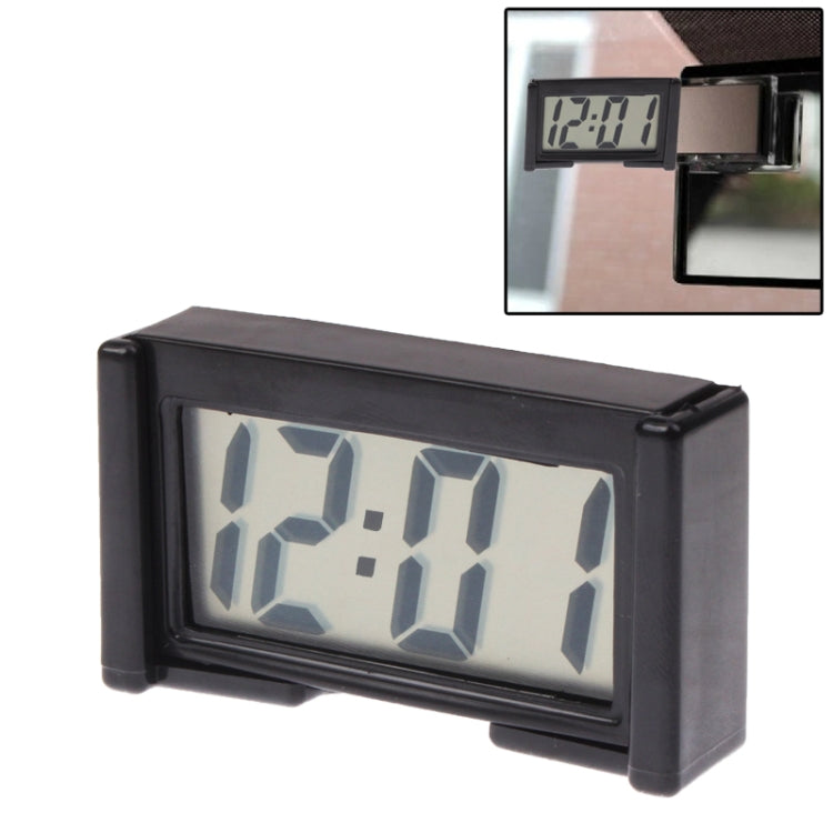LCD Digital Electronic Car Clock อุปกรณ์ตกแต่งภายในรถยนต์วันที่ปฏิทินแสดงเวลา, Car Time Display