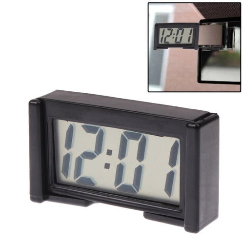 LCD Digital Electronic Car Clock อุปกรณ์ตกแต่งภายในรถยนต์วันที่ปฏิทินแสดงเวลา, Car Time Display