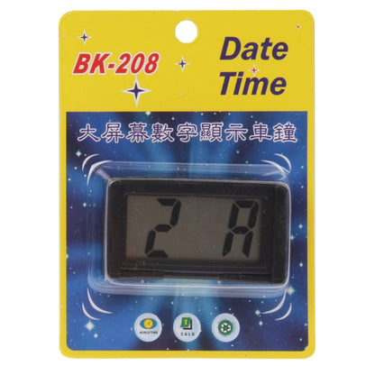 LCD Digital Electronic Car Clock อุปกรณ์ตกแต่งภายในรถยนต์วันที่ปฏิทินแสดงเวลา, Car Time Display