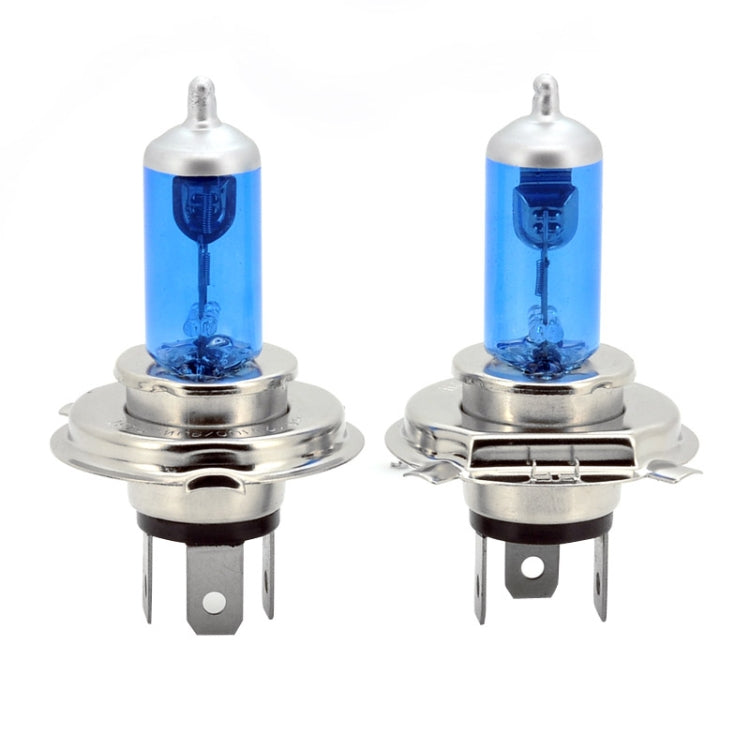 ไฟหน้ารถฮาโลเจน H4, แสงสีขาว 2400 ลูเมน, 12V / 100W 6000K, H4
