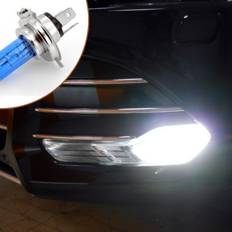 ไฟหน้ารถฮาโลเจน H4, แสงสีขาว 2400 ลูเมน, 12V / 100W 6000K, H4