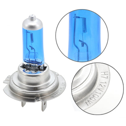 ไฟหน้ารถฮาโลเจน H7, แสงสีขาว 2400 ลูเมน, 12V / 100W 6000K, H7