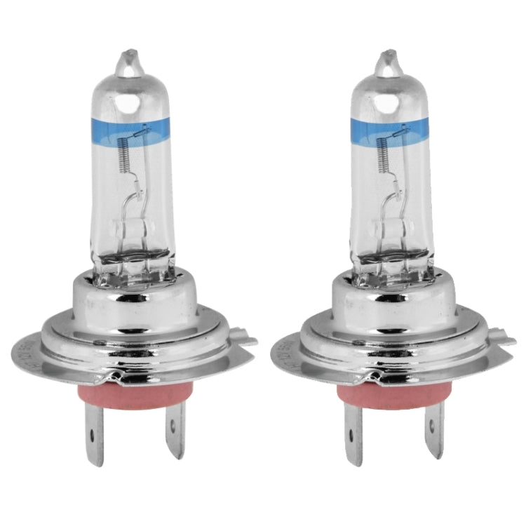 2 ชิ้น H7 12V / 55W / 4300K / 2100lm หลอดไฟหน้ารถยนต์ซีนอน, สีขาวนวล, H7