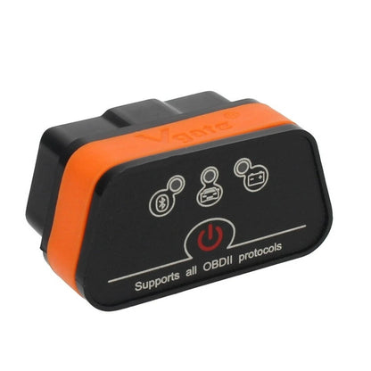 คุณภาพสูง Super Mini Vgate iCar2 ELM327 OBDII WiFi รถเครื่องมือสแกนเนอร์, รองรับ Android และ iOS, WiFi  Black