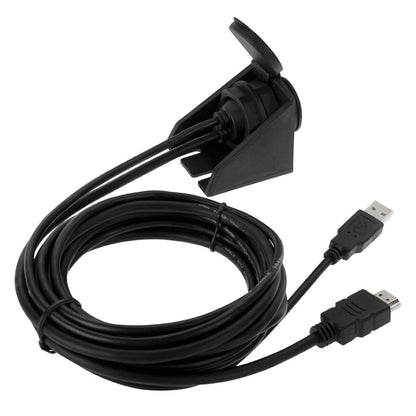 USB 2.0 และ HDMI (Type-A) สายต่อชายเป็นหญิง ความยาว: 2 ม, USB 2.0 & HDMI (Type-A) Male to Female