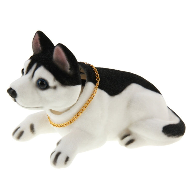 สุนัขพยักหน้าฮัสกี้น่ารักสำหรับตกแต่งรถยนต์, Husky