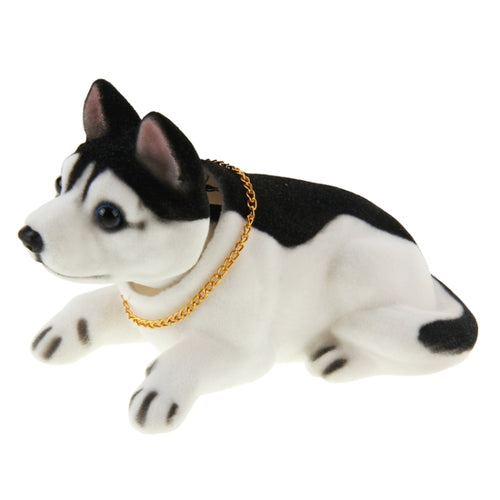 สุนัขพยักหน้าฮัสกี้น่ารักสำหรับตกแต่งรถยนต์, Husky