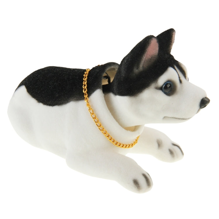 สุนัขพยักหน้าฮัสกี้น่ารักสำหรับตกแต่งรถยนต์, Husky