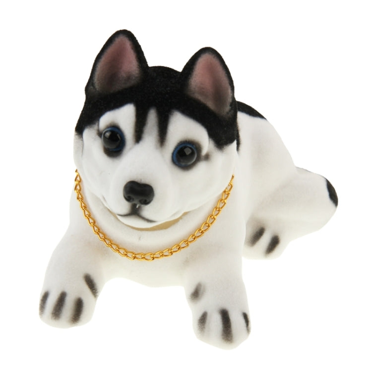 สุนัขพยักหน้าฮัสกี้น่ารักสำหรับตกแต่งรถยนต์, Husky