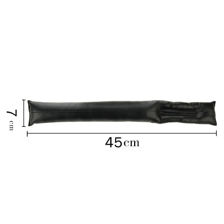 2 PCS Leather Car Seat Gap Filler ขนาด: 45x7x4.5 ซม