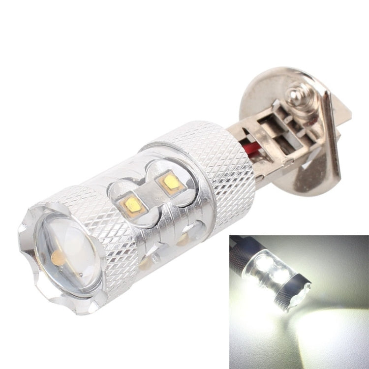 H1 50W 750LM 6500K แสงสีขาว 10-3535-LEDs ไฟตัดหมอกรถยนต์, กระแสไฟคงที่, DC12-24V, H1
