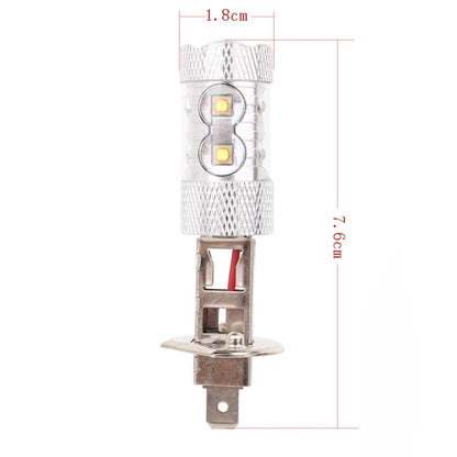 H1 50W 750LM 6500K แสงสีขาว 10-3535-LEDs ไฟตัดหมอกรถยนต์, กระแสไฟคงที่, DC12-24V, H1