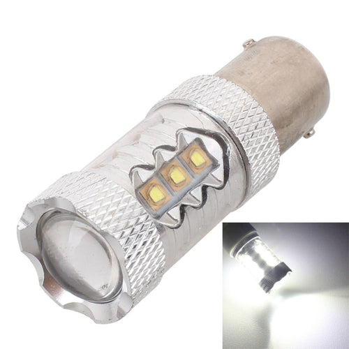 1156/BA15S 80W 800LM 6500K แสงสีขาว 16-3535-LEDs ไฟสำรองรถยนต์, กระแสไฟคงที่, DC12-24V, 1156  80W