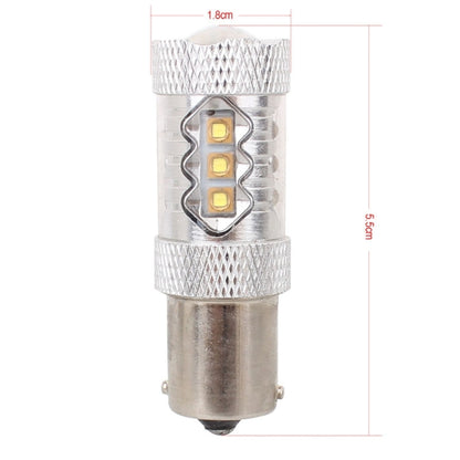 1156/BA15S 80W 800LM 6500K แสงสีขาว 16-3535-LEDs ไฟสำรองรถยนต์, กระแสไฟคงที่, DC12-24V, 1156  80W