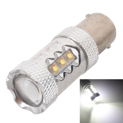 1157/BAY15D 80W 800LM 6500K แสงสีขาว 16-3535-LEDs ไฟเบรกรถยนต์, กระแสไฟคงที่, DC12-24V, 1157  80W
