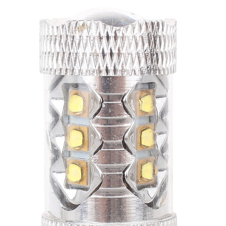 1157/BAY15D 80W 800LM 6500K แสงสีขาว 16-3535-LEDs ไฟเบรกรถยนต์, กระแสไฟคงที่, DC12-24V, 1157  80W