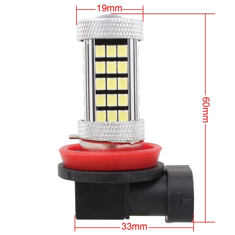 2 ชิ้น H11 12.6 วัตต์ 630LM 6500K แสงสีขาว 2835 SMD 66 ไฟตัดหมอก LED รถ, DC12V, H11