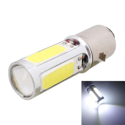 BA20D 1250LM 20W + 5W 5 x COB ไฟ LED สีขาวรถจักรยานยนต์ไฟเบรคหลอดไฟ DC 12V, 20W + 5W 1250LM