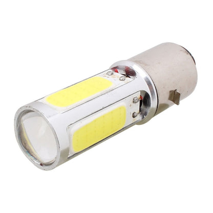 BA20D 1250LM 20W + 5W 5 x COB ไฟ LED สีขาวรถจักรยานยนต์ไฟเบรคหลอดไฟ DC 12V, 20W + 5W 1250LM