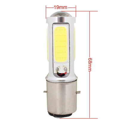 BA20D 1250LM 20W + 5W 5 x COB ไฟ LED สีขาวรถจักรยานยนต์ไฟเบรคหลอดไฟ DC 12V, 20W + 5W 1250LM