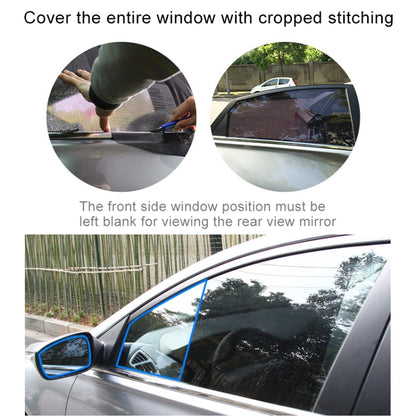 2 ชิ้นรถยนต์จัดแต่งทรงผมป้องกันรังสียูวีสติกเกอร์ไฟฟ้าสถิต, UV Protection