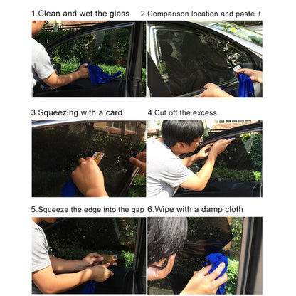 2 ชิ้นรถยนต์จัดแต่งทรงผมป้องกันรังสียูวีสติกเกอร์ไฟฟ้าสถิต, UV Protection