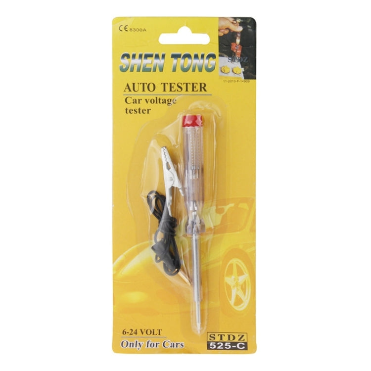 การตรวจจับอัตโนมัติซ่อมเครื่องมือคลิปจระเข้รถแรงดันไฟฟ้า DC 6-24 โวลต์เครื่องทดสอบวงจรปากกา, STDZ-525-C