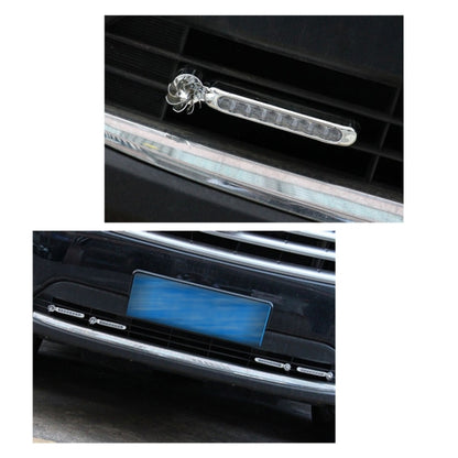 2 ชิ้น 8 หลอด LED พลังงานลมตกแต่งไฟรถยนต์, Blue LED, White LED