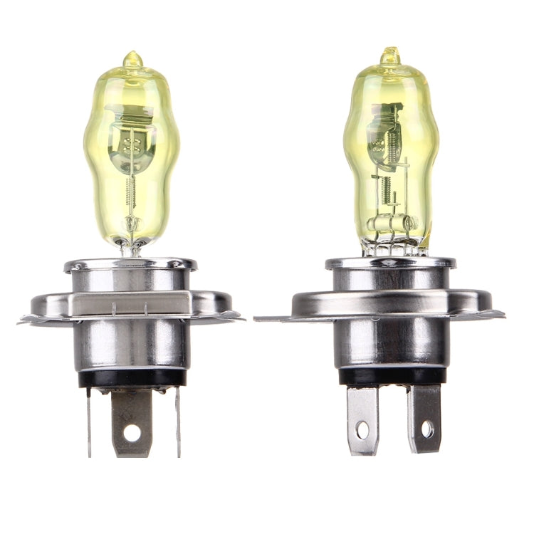 H4 หลอดไฟซีนอนสีเหลืองบริสุทธิ์ 12V 100/90W, H4 100/90W