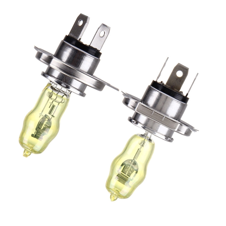 H4 หลอดไฟซีนอนสีเหลืองบริสุทธิ์ 12V 100/90W, H4 100/90W