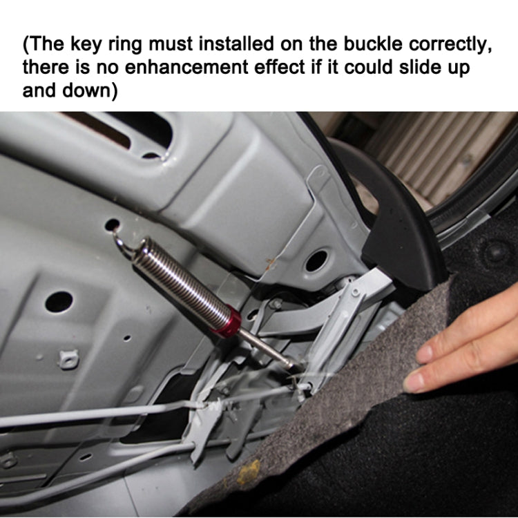 2 ชิ้นสำรองปรับอัตโนมัติรถฝากระโปรงหลังยกอุปกรณ์สปริง, Car Trunk Lid Lifting Spring Device